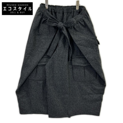 COMMEdesGARCONS COMMEdesGARCONS コムデギャルソンコムデギャルソン（コムコム） RP-P017 25年 グレー ウール Wide Leg Trousers ボトムス