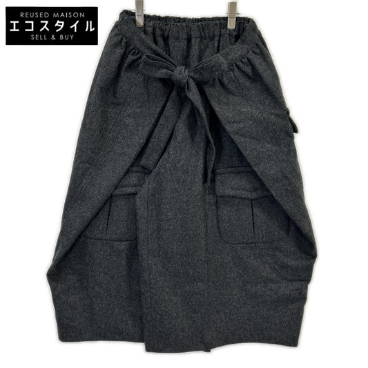 COMMEdesGARCONS COMMEdesGARCONS コムデギャルソンコムデギャルソン（コムコム） RP-P017 25年 グレー ウール Wide Leg Trousers ボトムス