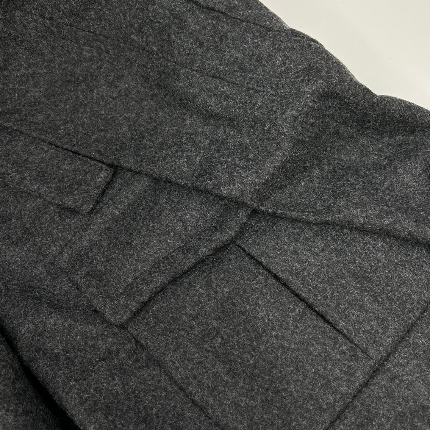 COMMEdesGARCONS COMMEdesGARCONS コムデギャルソンコムデギャルソン（コムコム） RP-P017 25年 グレー ウール Wide Leg Trousers ボトムス