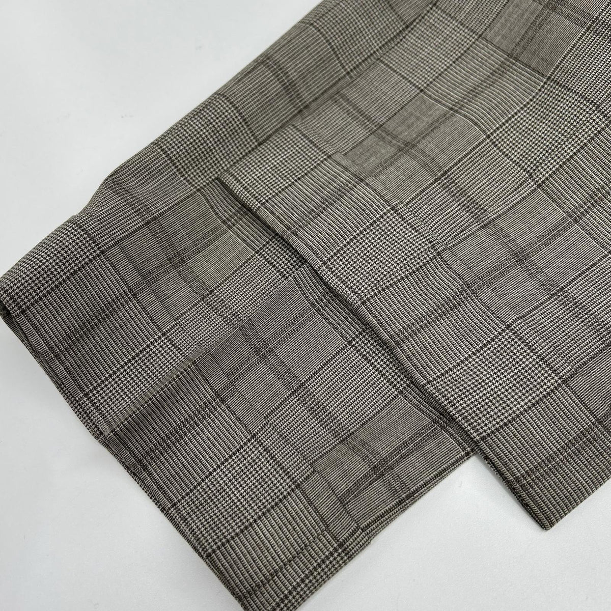 Belvest A71100 Brown Check SUPER130's Wool Check Suit Suit Set