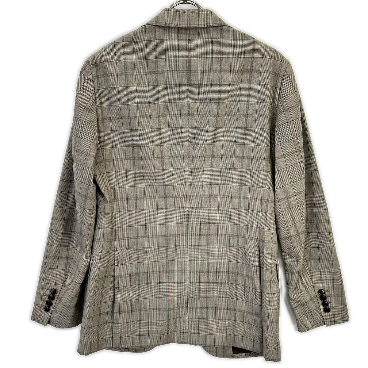 Belvest A71100 Brown Check SUPER130's Wool Check Suit Suit Set