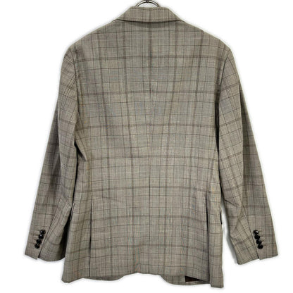 Belvest A71100 Brown Check SUPER130's Wool Check Suit Suit Set