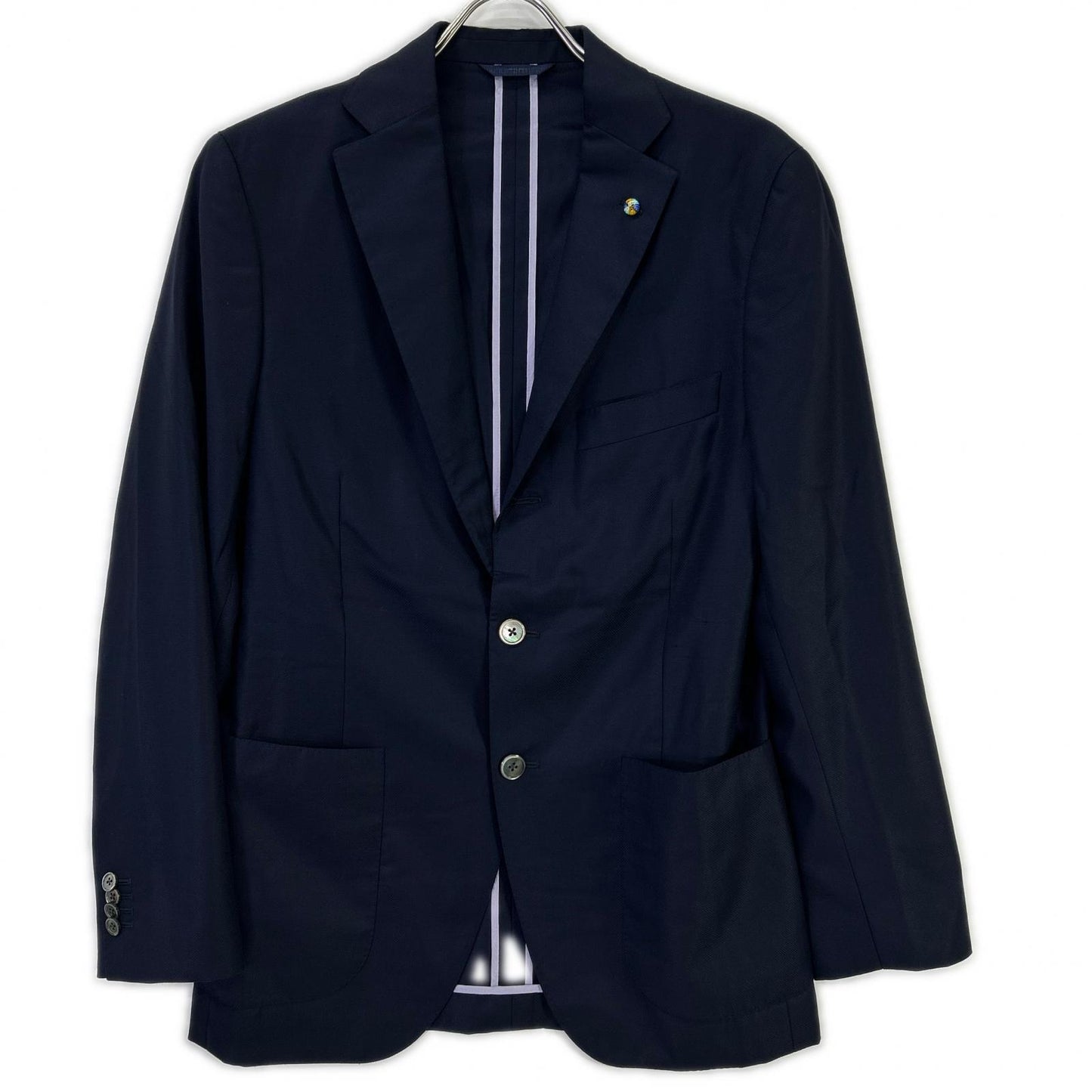 Belvest ベルベスト G10647 ネイビー SUPER150's ウール JACKET IN THE BOX 3Bジャケット ジャケット