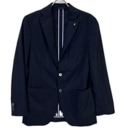 Belvest ベルベスト G10647 ネイビー SUPER150's ウール JACKET IN THE BOX 3Bジャケット ジャケット