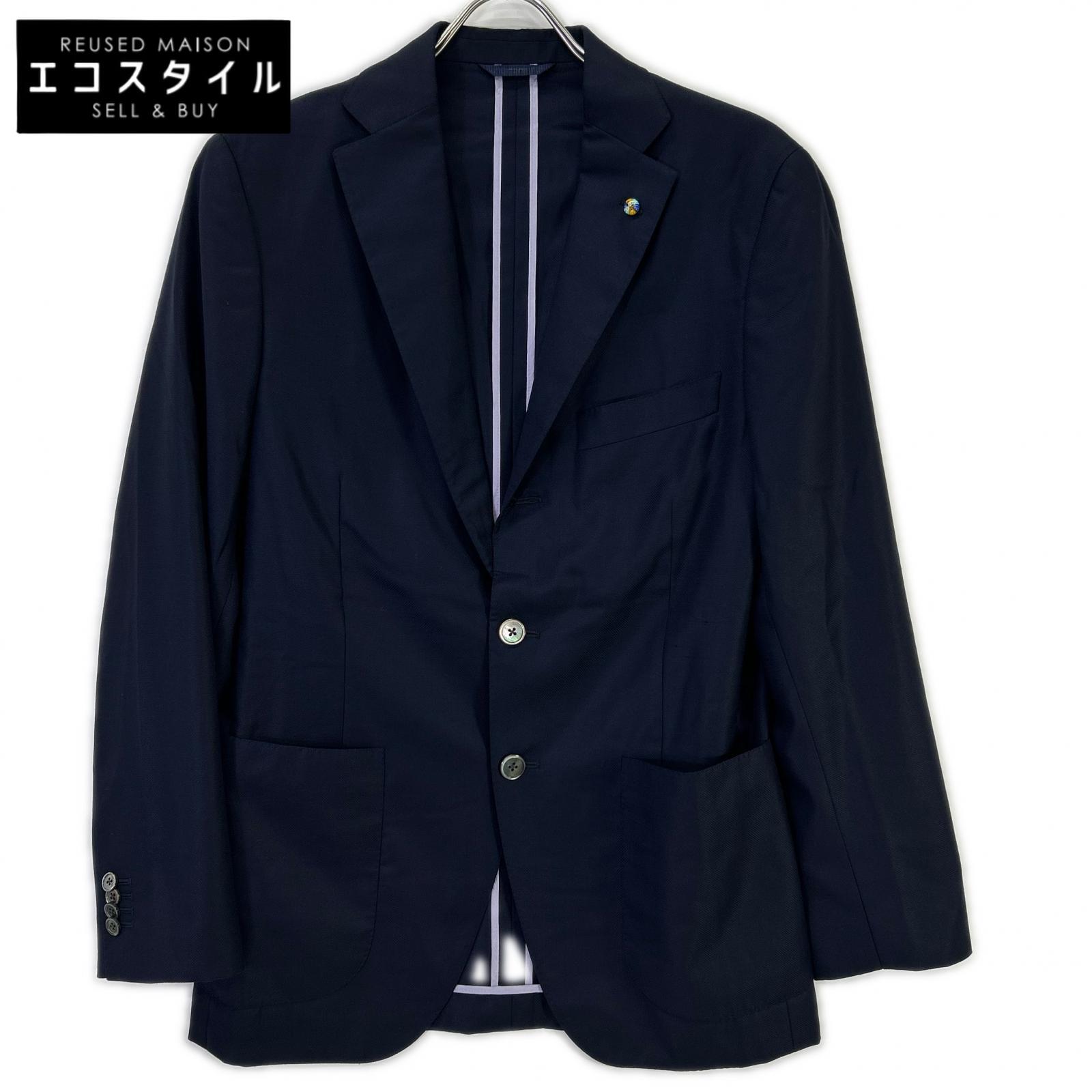 Belvest ベルベスト G10647 ネイビー SUPER150's ウール JACKET IN THE BOX 3Bジャケット ジャケット