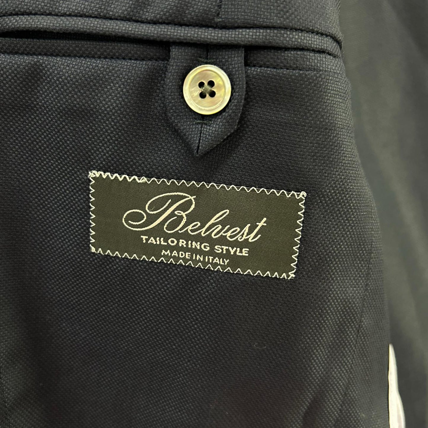Belvest ベルベスト G10647 ネイビー SUPER150's ウール JACKET IN THE BOX 3Bジャケット ジャケット