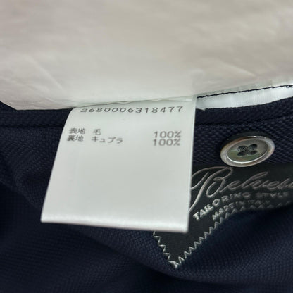 Belvest ベルベスト G10647 ネイビー SUPER150's ウール JACKET IN THE BOX 3Bジャケット ジャケット