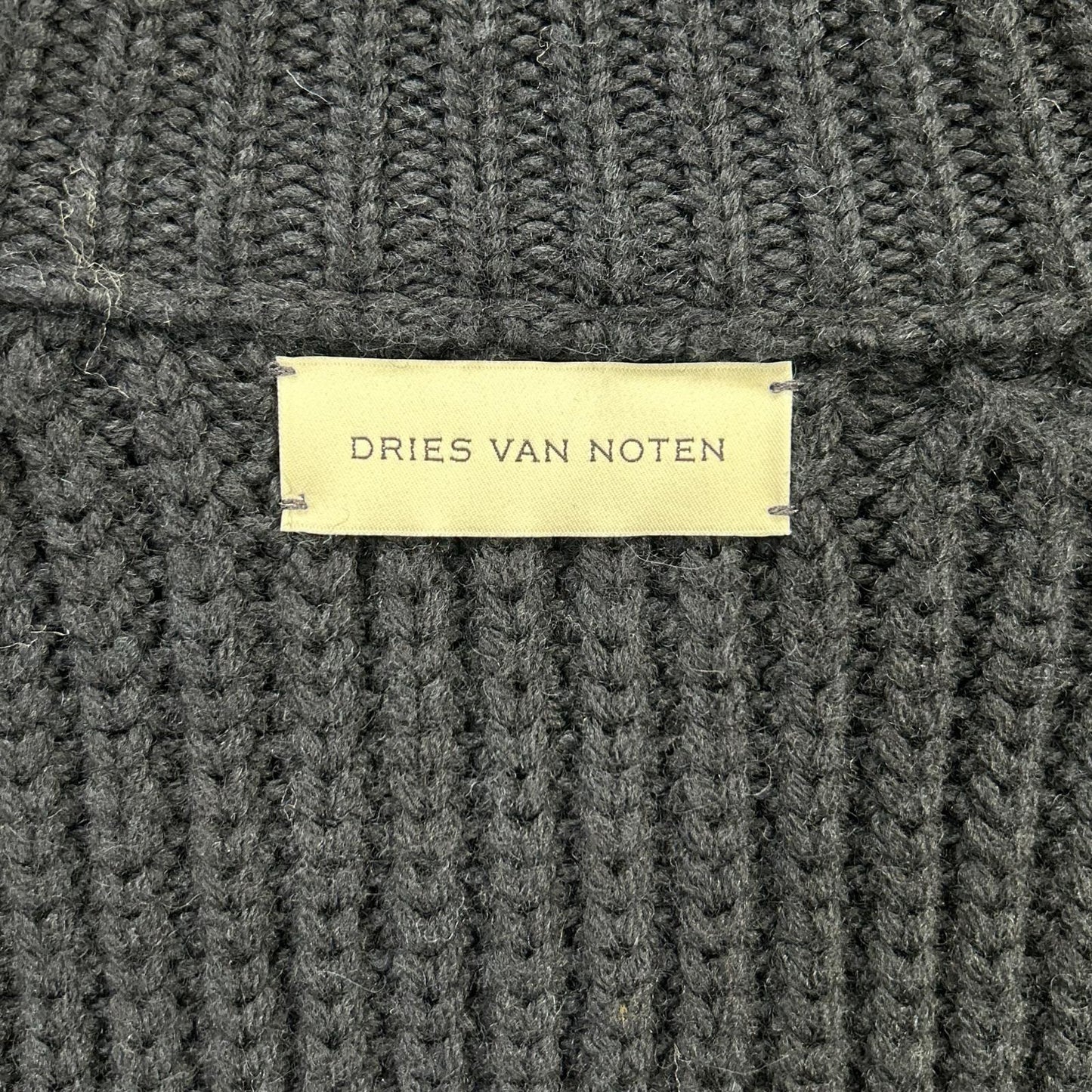 DRIES VAN NOTEN ドリスヴァンノッテン 252-021217-2707-900 25-26AW ネイビー MONTY BIS ドライバーズニット ジャケット