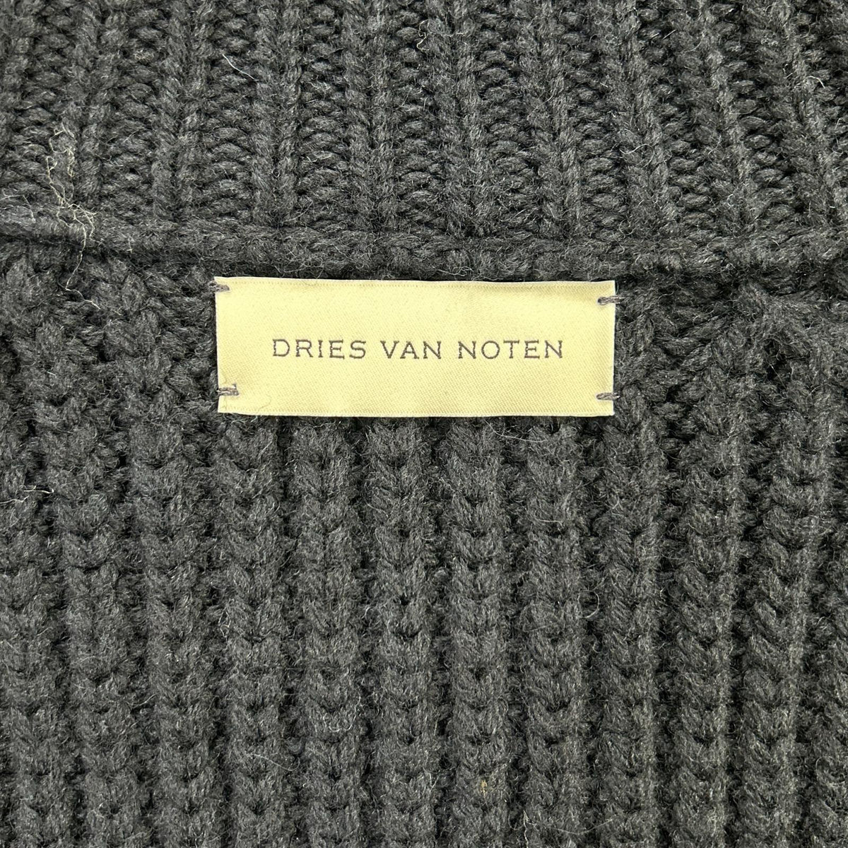 DRIES VAN NOTEN ドリスヴァンノッテン 252-021217-2707-900 25-26AW ネイビー MONTY BIS ドライバーズニット ジャケット