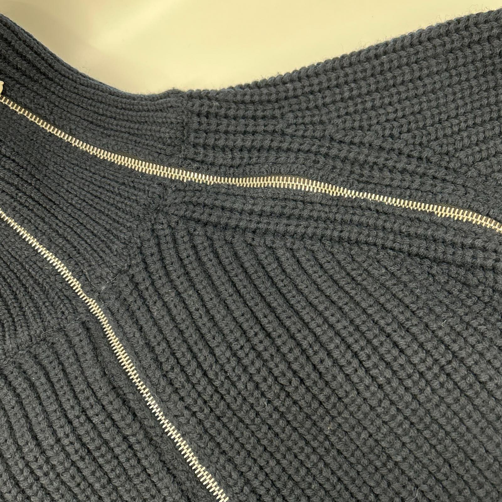 DRIES VAN NOTEN ドリスヴァンノッテン 252-021217-2707-900 25-26AW ネイビー MONTY BIS ドライバーズニット ジャケット