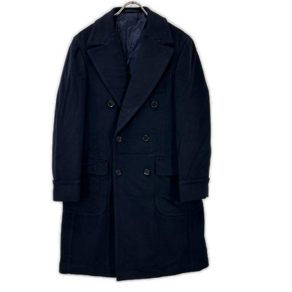 BARNEYSNEWYORK バーニーズニューヨーク RE015F13X ネイビー ダブルブレスト ウールカシミヤ コート コート