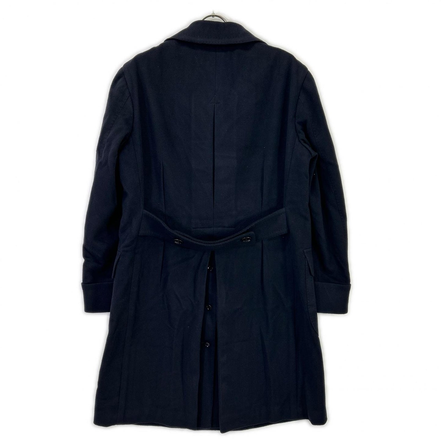 BARNEYSNEWYORK バーニーズニューヨーク RE015F13X ネイビー ダブルブレスト ウールカシミヤ コート コート