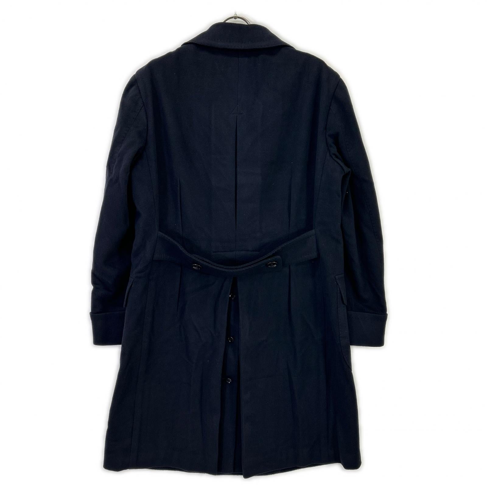 BARNEYSNEWYORK バーニーズニューヨーク RE015F13X ネイビー ダブルブレスト ウールカシミヤ コート コート