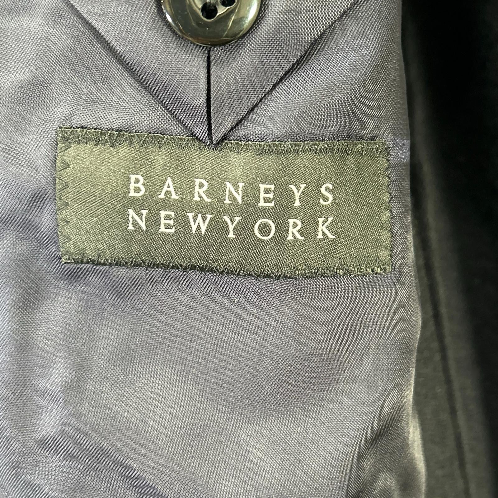 BARNEYSNEWYORK バーニーズニューヨーク RE015F13X ネイビー ダブルブレスト ウールカシミヤ コート コート