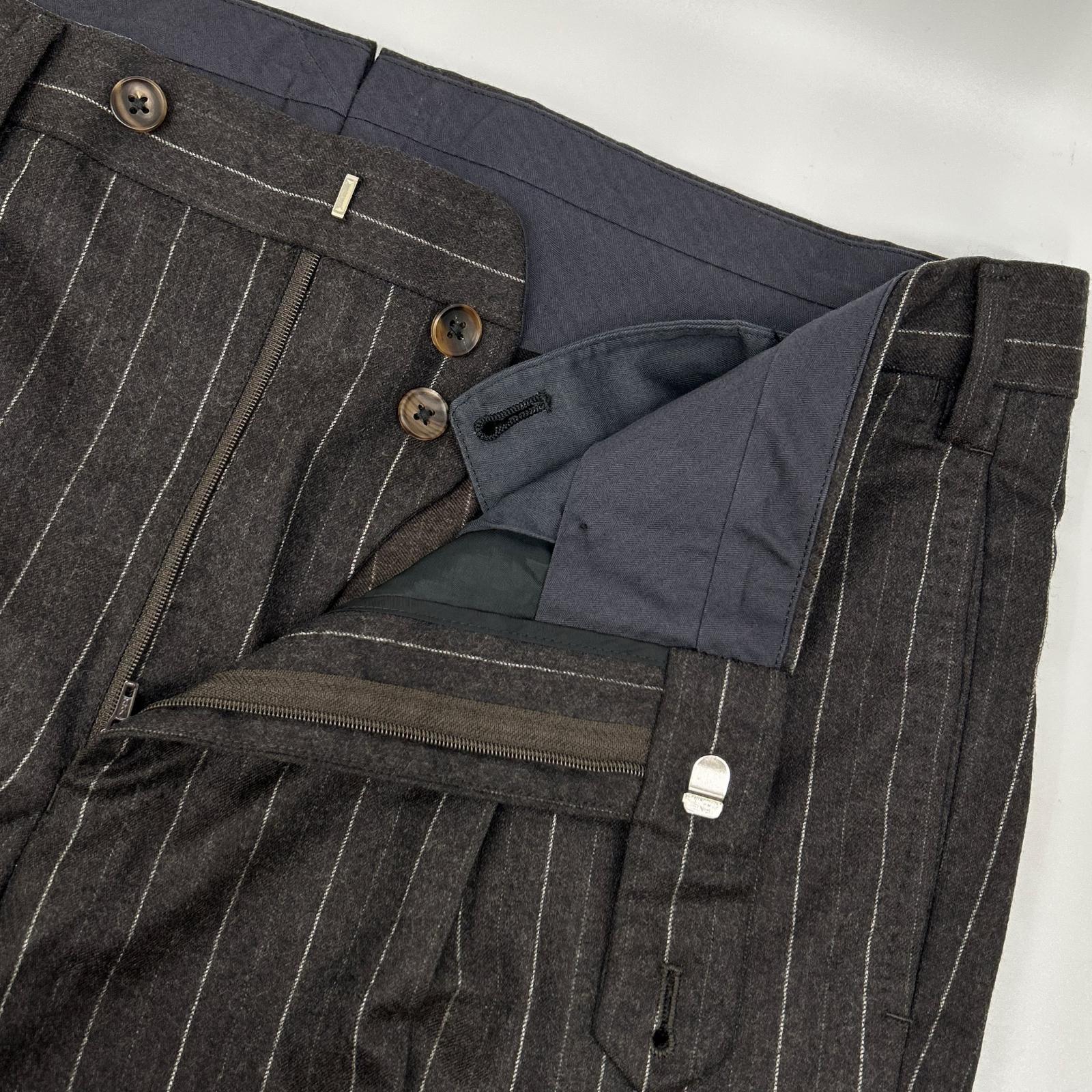 BARNEYSNEWYORK バーニーズニューヨーク グレーブラウン SUPER120's ウール MADISON カノニコ 3Pスーツ スーツ セットアップ