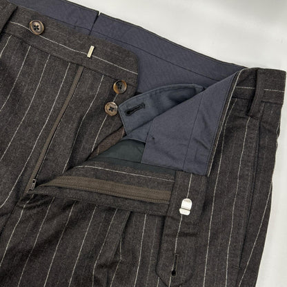 BARNEYSNEWYORK バーニーズニューヨーク グレーブラウン SUPER120's ウール MADISON カノニコ 3Pスーツ スーツ セットアップ