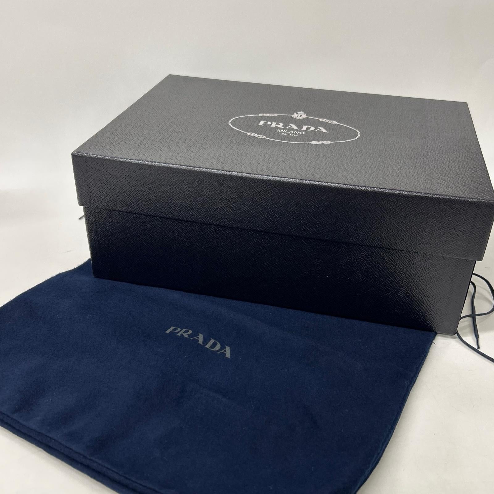 PRADA プラダ 【美品】2X3055 レザーｘナイロン バックルストラップ サンダル シューズ