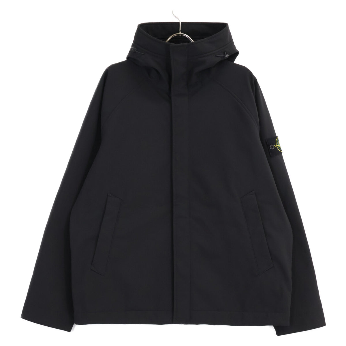 STONE ISLAND ストーンアイランド K2S15Q100010S0B22 ブラック SOFT SHELL-R フーデッド ジャケット ジャケット