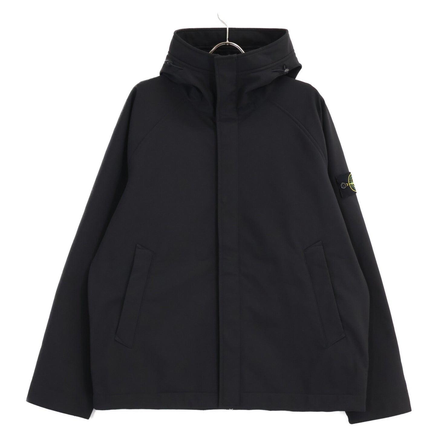 STONE ISLAND ストーンアイランド K2S15Q100010S0B22 ブラック SOFT SHELL-R フーデッド ジャケット ジャケット