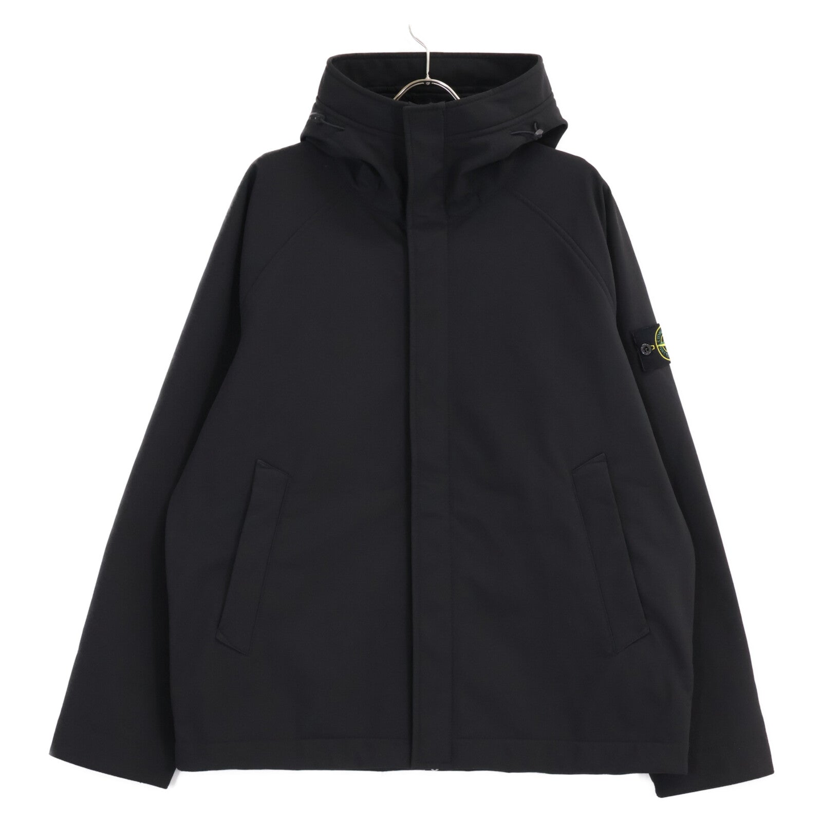 STONE ISLAND ストーンアイランド K2S15Q100010S0B22 ブラック SOFT SHELL-R フーデッド ジャケット ジャケット