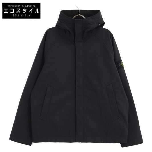 STONE ISLAND ストーンアイランド K2S15Q100010S0B22 ブラック SOFT SHELL-R フーデッド ジャケット ジャケット