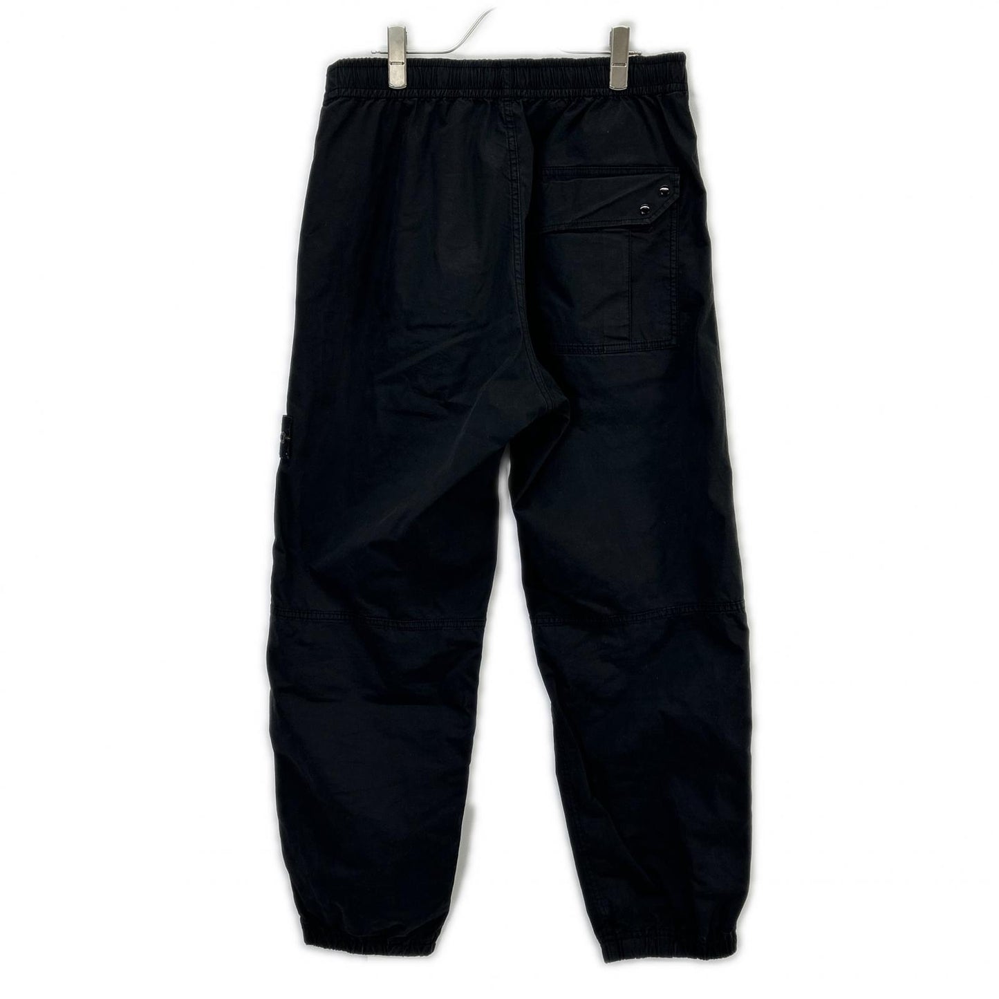 STONE ISLAND ストーンアイランド 8111532910 24AW ブラック スーピマコットンツイルストレッチ カーゴ イージーパンツ ボトムス
