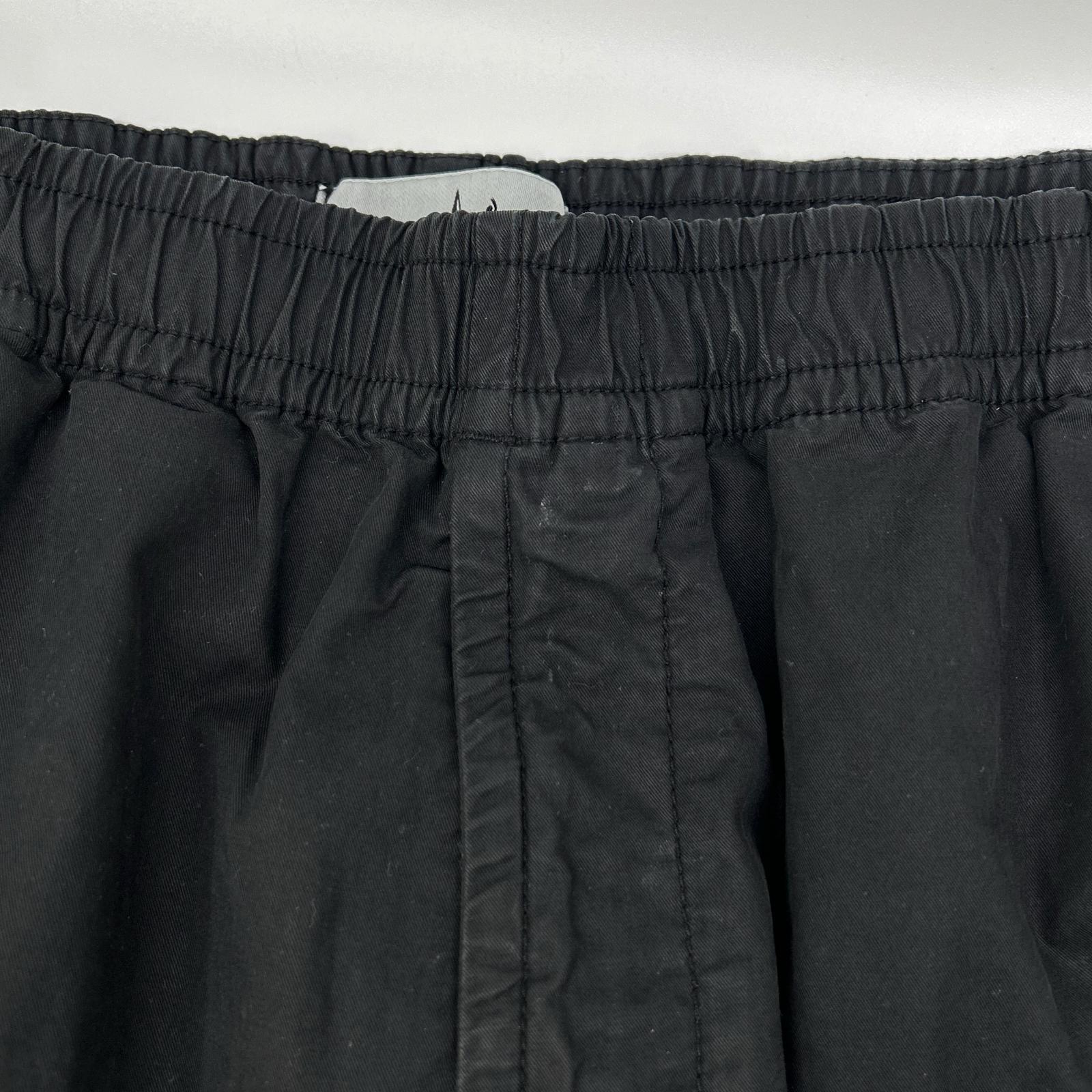 STONE ISLAND ストーンアイランド 8111532910 24AW ブラック スーピマコットンツイルストレッチ カーゴ イージーパンツ ボトムス