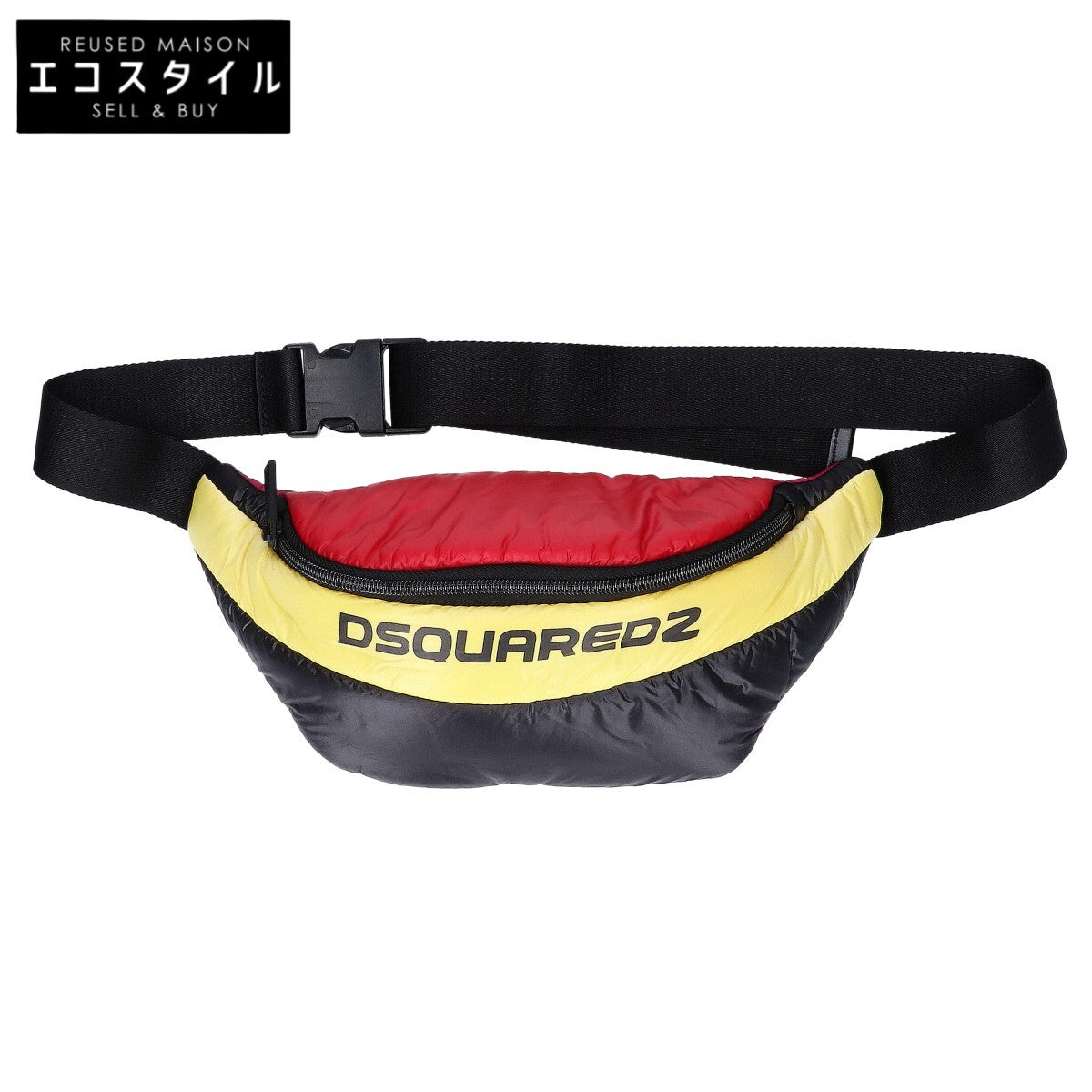 DSQUARED2 Dsquared2 [Like New] BBM005211705764M037 Puffy Belt Bag Nylon Waist Bag