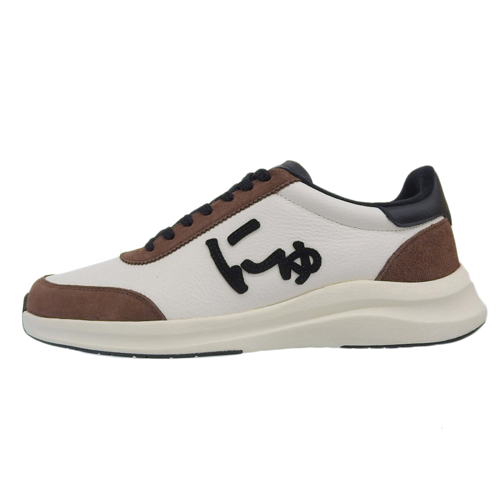 sangacio like-new にゅBLOW sneakers shoes men's brown×white 27.5cm shoes