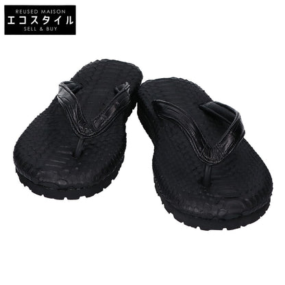 IKEDA Kohgei [Like new] 377 python and crocodile Vibram-soled sandals shoes