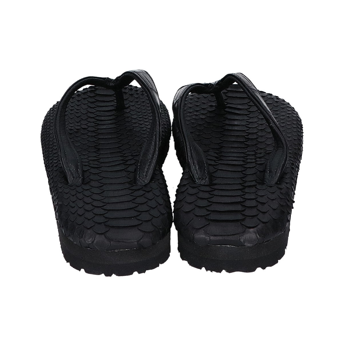 IKEDA Kohgei [Like new] 377 python and crocodile Vibram-soled sandals shoes
