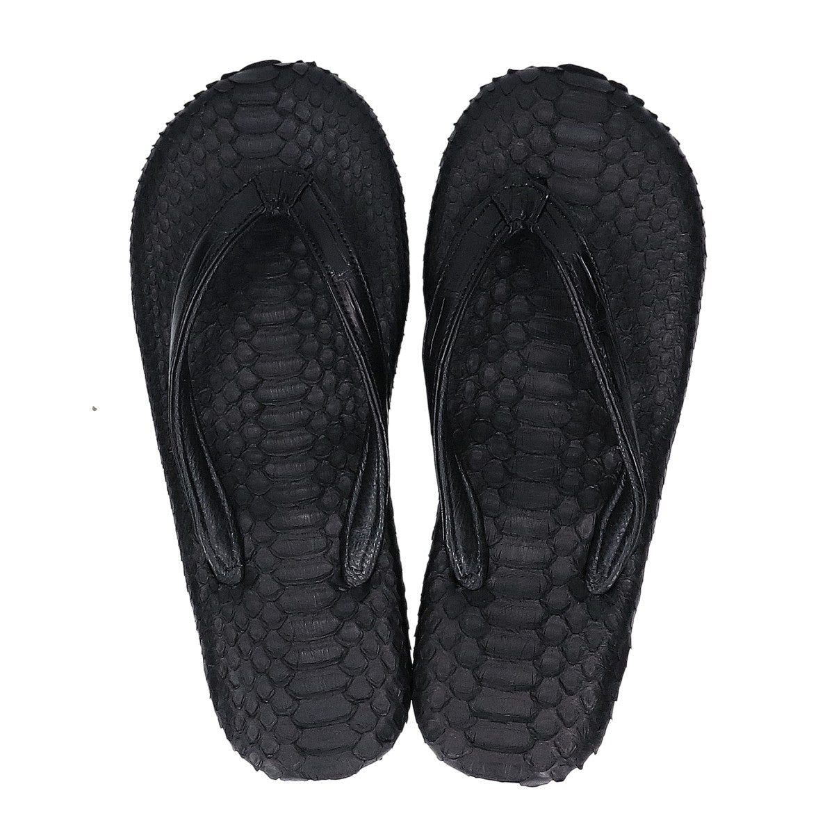 IKEDA Kohgei [Like new] 377 python and crocodile Vibram-soled sandals shoes