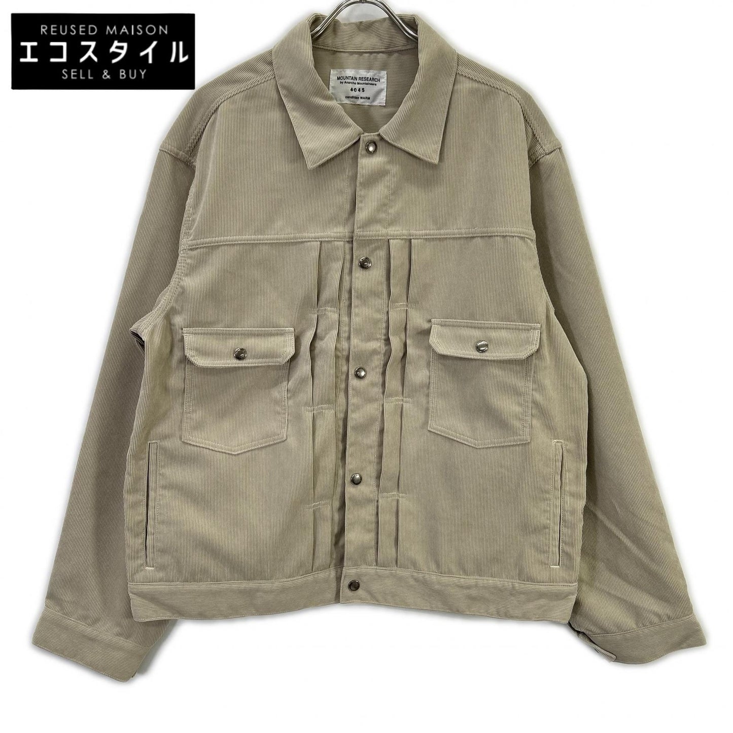 Mountain Research マウンテン リサーチ MTR4045 25AW ベージュ コーデュロイ Type Ⅱ ジャケット ジャケット