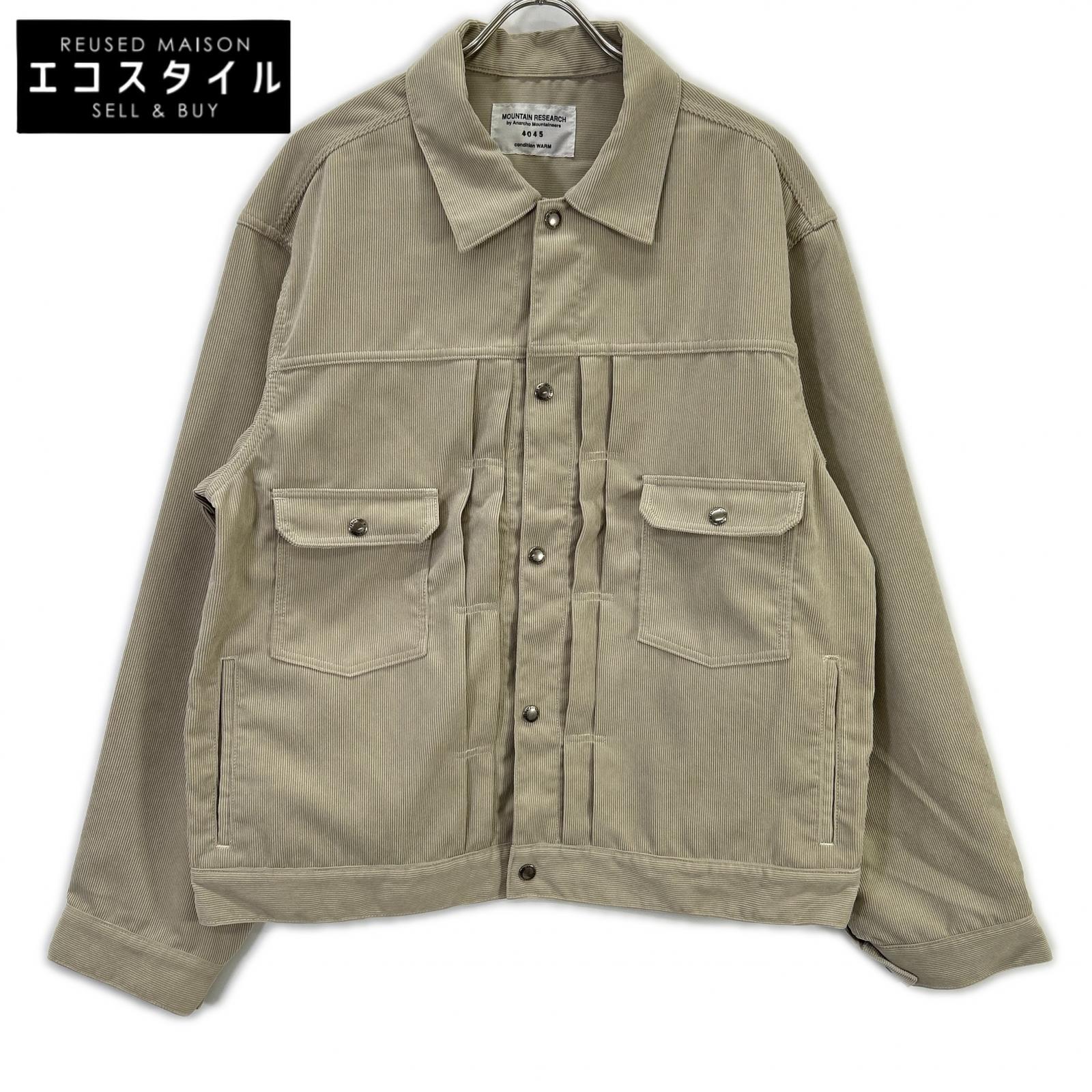 Mountain Research マウンテン リサーチ MTR4045 25AW ベージュ コーデュロイ Type Ⅱ ジャケット ジャケット