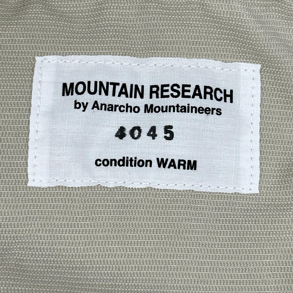 Mountain Research マウンテン リサーチ MTR4045 25AW ベージュ コーデュロイ Type 2 ジャケット ジャケット
