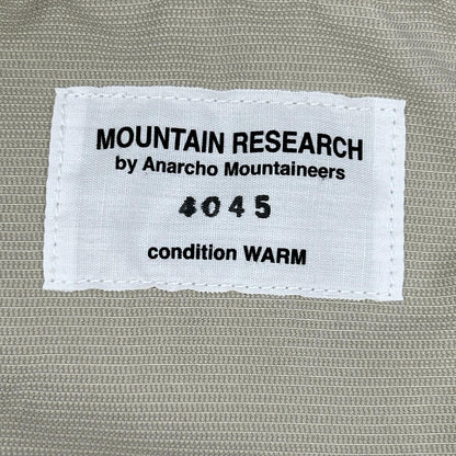 Mountain Research マウンテン リサーチ MTR4045 25AW ベージュ コーデュロイ Type 2 ジャケット ジャケット