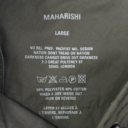maharishi マハリシ カーキ コットン×ナイロン 虎刺繍 和柄 カーゴパンツ ボトムス