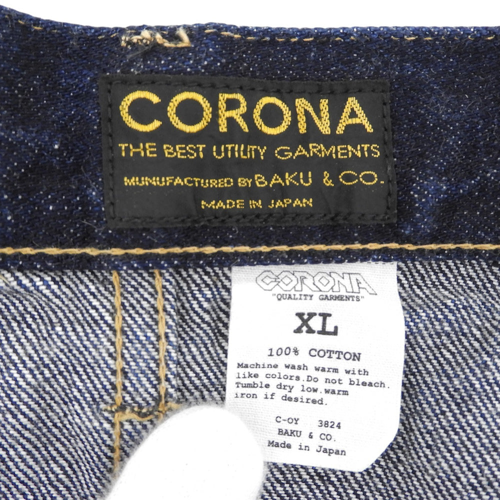THE CORONA UTILITY コロナ ユーティリティ FIVE POCKET 5ポケット デニムパンツ ボトムス メンズ インディゴ XL ボトムス