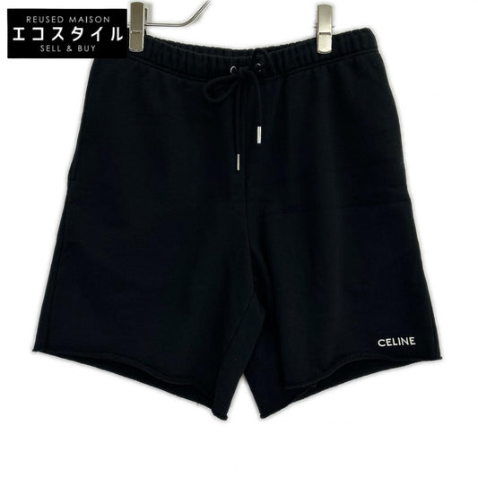 CELINE セリーヌ 2Z063670Q コットンフリース ロゴ ショートパンツ ボトムス