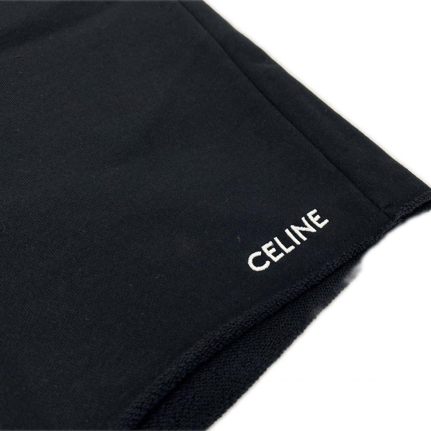 CELINE セリーヌ 2Z063670Q コットンフリース ロゴ ショートパンツ ボトムス
