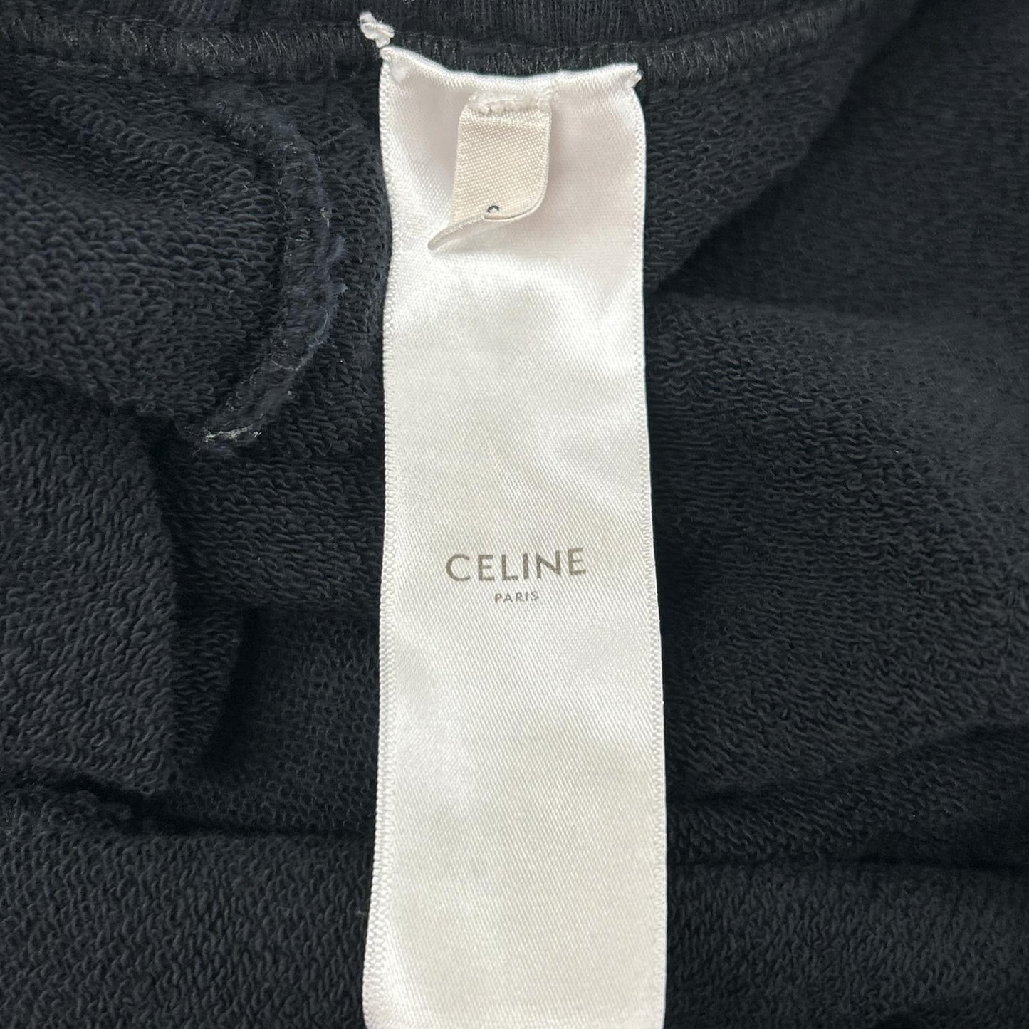 CELINE セリーヌ 2Z063670Q コットンフリース ロゴ ショートパンツ ボトムス