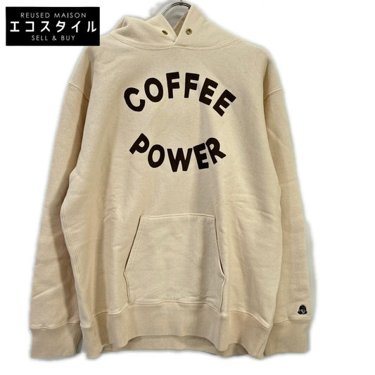 TACOMA FUJI RECORDS タコマフジレコード アイボリー COFFEE POWER HOOODIE パーカー トップス