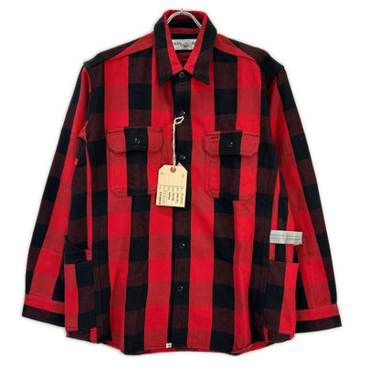 SASSAFRAS ササフラス SF-232061 レッド GARDENER SHIRT シャツ トップス