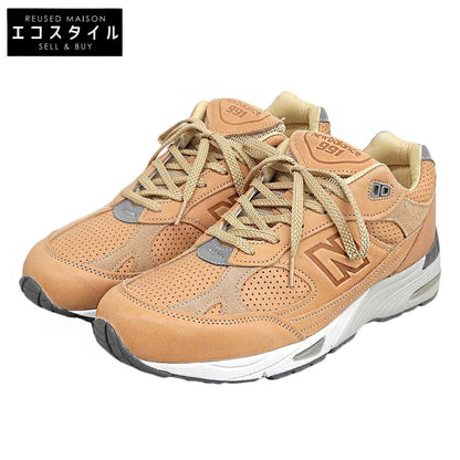NEW BALANCE ニューバランス 美品 TAN タン スニーカー シューズ メンズ ベージュ系 10 1/2D M991VT シューズ