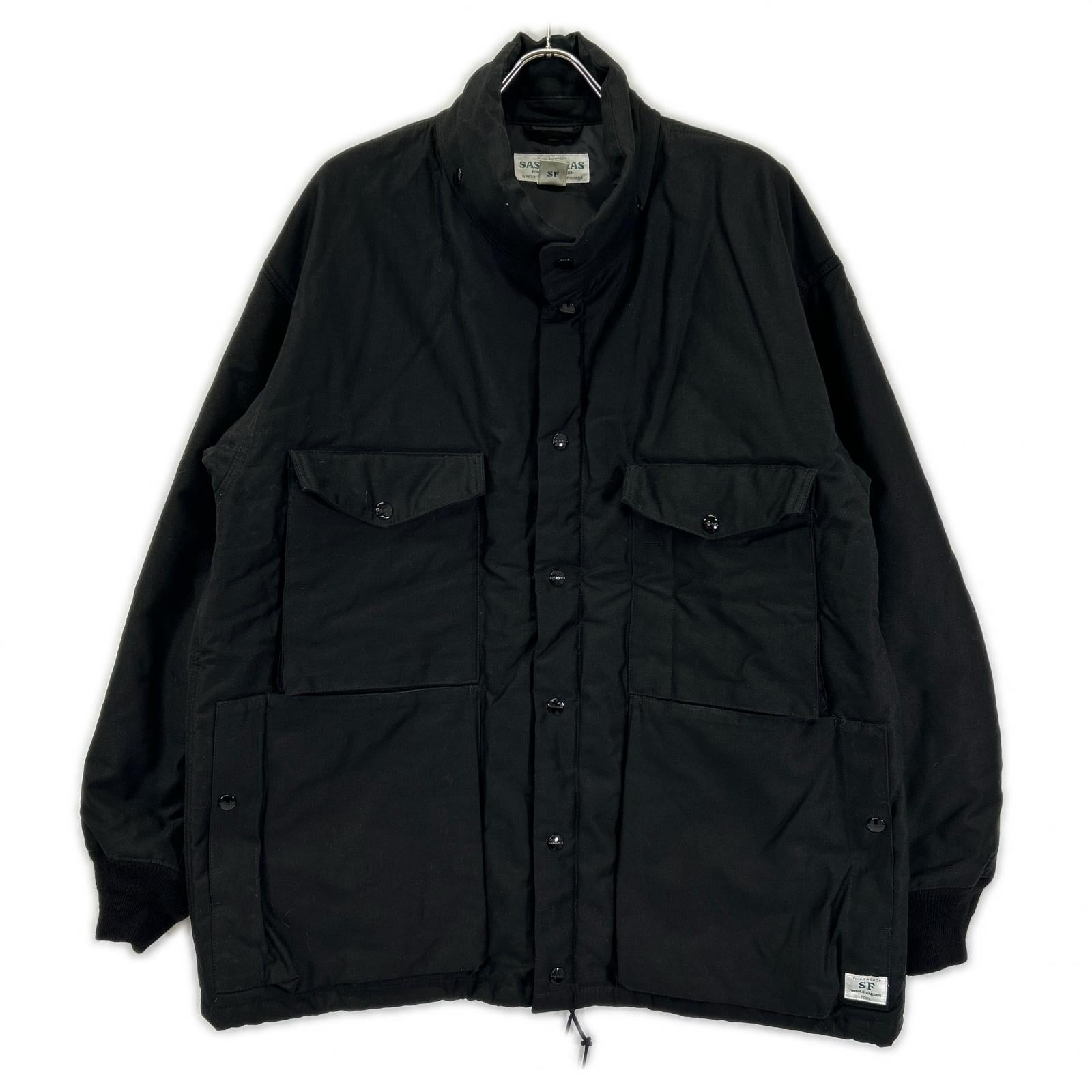 SASSAFRAS ササフラス ブラック D/C Armor Breaker 中綿 ジャケット ジャケット