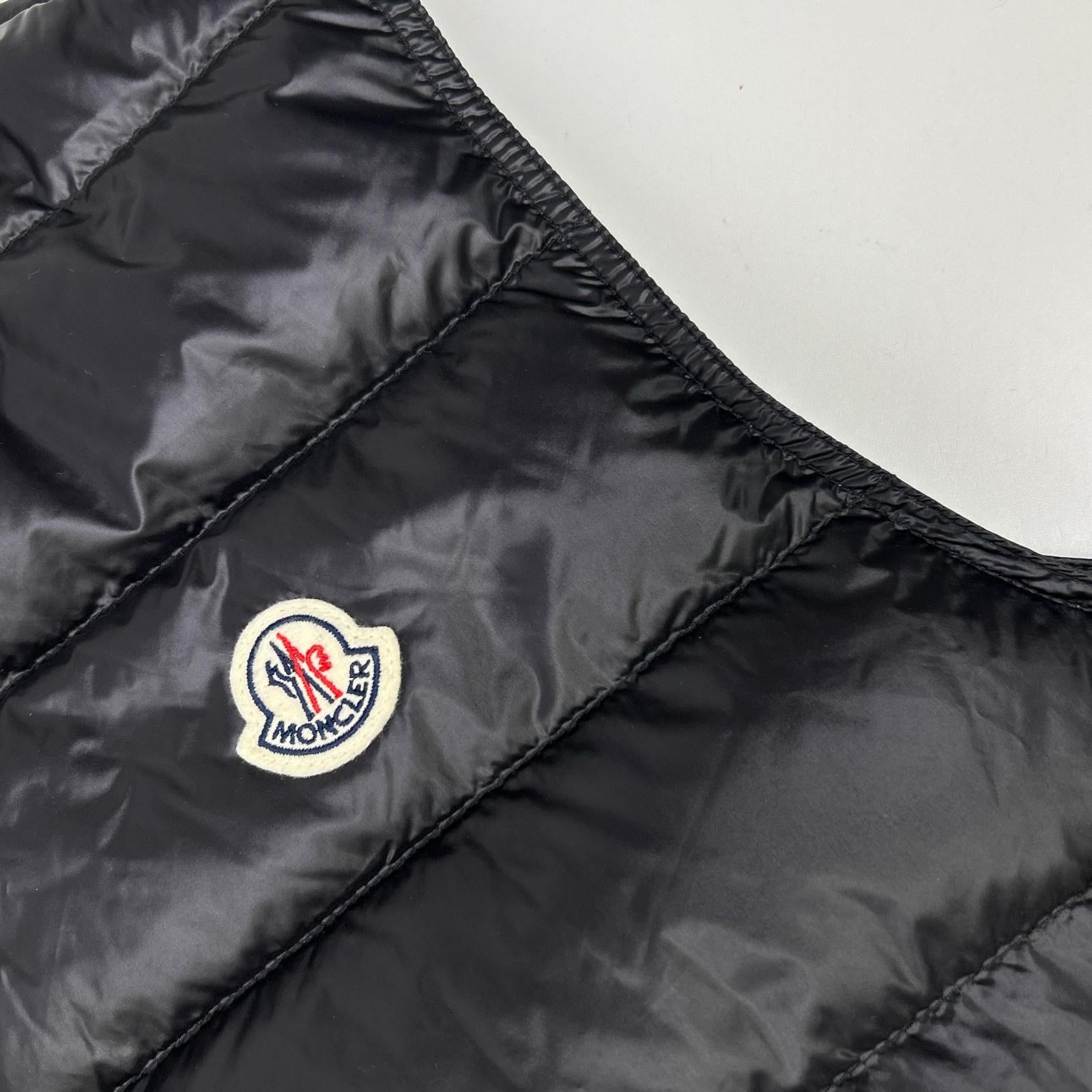 MONCLER モンクレール 19年 ブラック GUI ギュイ ダウンベスト ジャケット