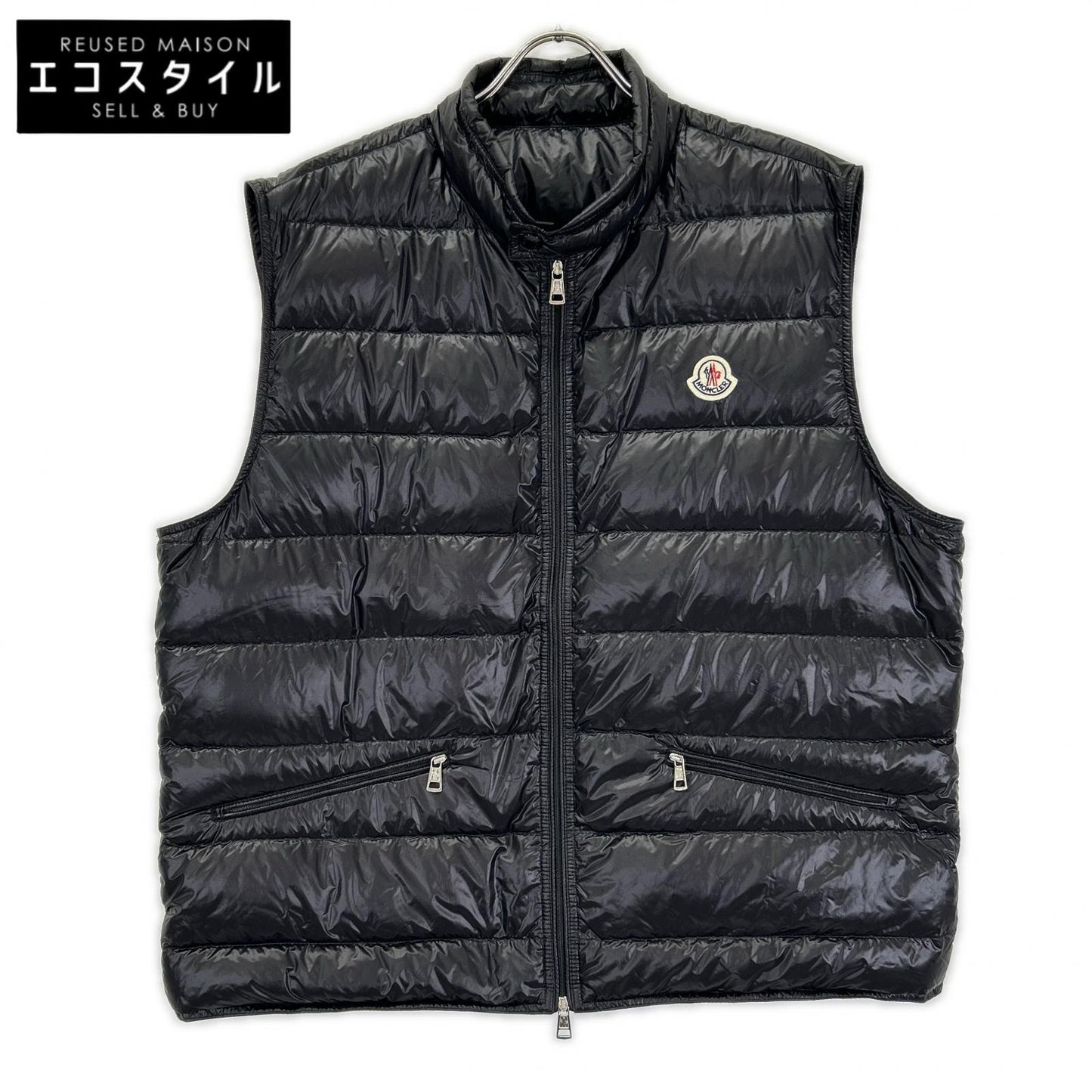 MONCLER モンクレール 19年 ブラック GUI ギュイ ダウンベスト ジャケット