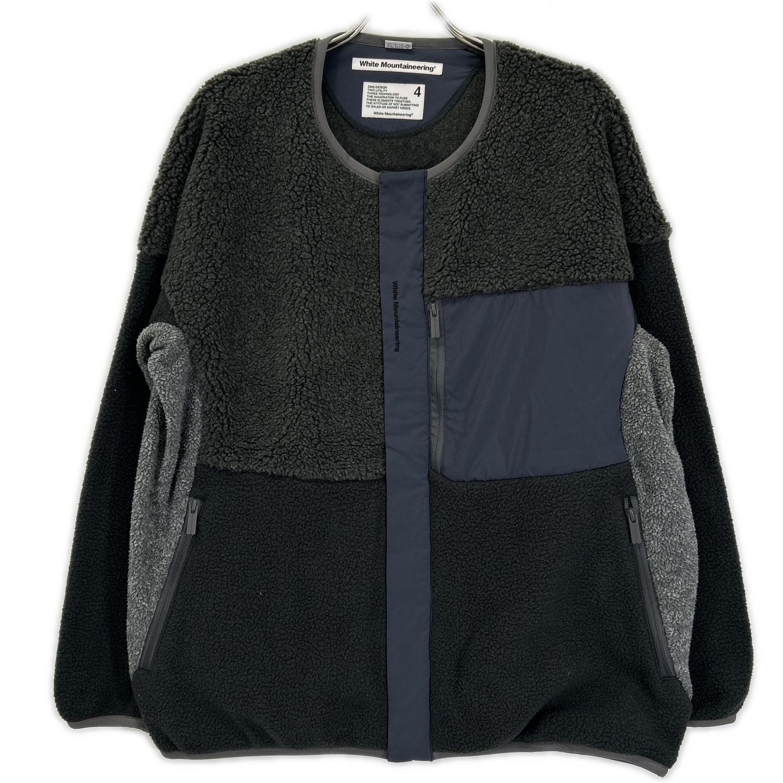 WHITE MOUNTAINEERING ホワイトマウンテニアリング WM2173512 グレー GORE-TEX INFINIUM パッチワークボア ジャケット ジャケット
