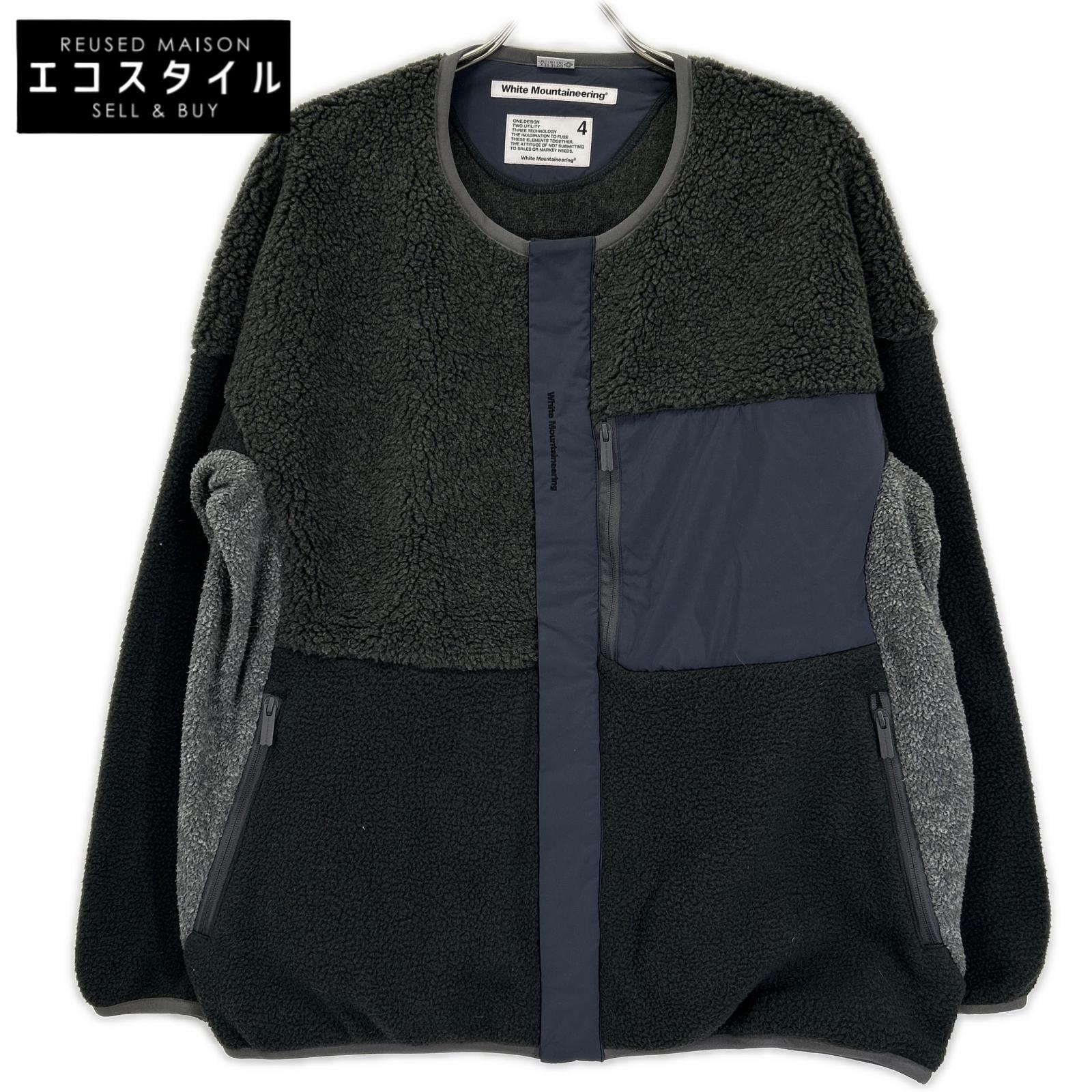 WHITE MOUNTAINEERING ホワイトマウンテニアリング WM2173512 グレー GORE-TEX INFINIUM パッチワークボア ジャケット ジャケット
