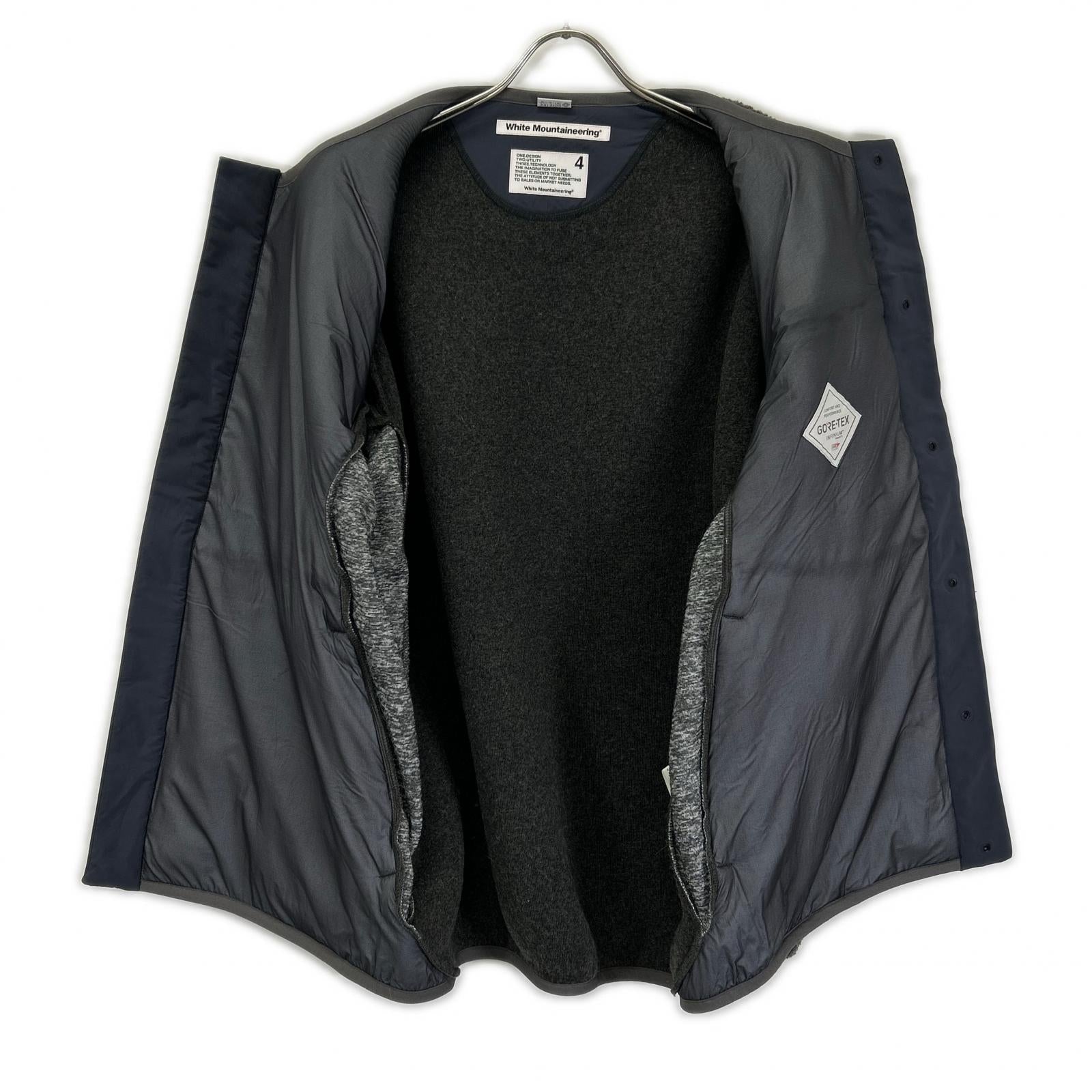 WHITE MOUNTAINEERING ホワイトマウンテニアリング WM2173512 グレー GORE-TEX INFINIUM パッチワークボア ジャケット ジャケット
